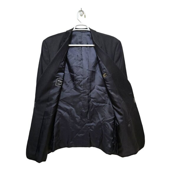 Hickey Freeman Vintage Gray Canterbury Italian Wool Blazer Sz 50L - Picture 6 of 11